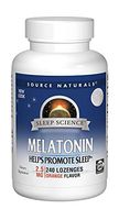 Source Naturals Melatonin, 2.5 Milligrams, Orange Flavored, 240 Lozenges