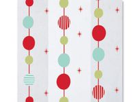 Small"Festivities" Beads & Stars 7x2x3" Cello Cellophane Treat Food Snack Bags (100 ct)