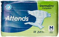 Attends DermaDry Advance Briefs, Medium (32 to 44 Inch Waist) Replacement for Attends Breathable Briefs Model#BRB20