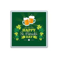 XIANN Care Contact Lens Box Holder Container Case Storage Eyecare Kit -Fantastic Beers and Clovers Happy St Patrick's Day