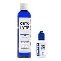 Keto Lyte Electrolyte Supplement Drops for Keto Flu, Fasting, Leg Cramps | Clinically Proven | No Sugars | No Carbs | Keto Friendly | Made in USA | 4oz-48 Servings