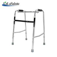 RenShiMinShop LaLaSalute Walker Walking Aid Medical Device Aluminum Adjustable Collapsible Walker Portable Walker Elderly Walker