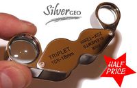 SilverGEO Duel Loupe - Magnifier Lens, Field Loupe, Magnification