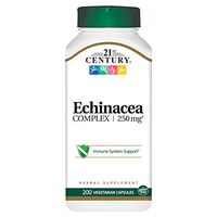 21st Century Echinacea Extract Veg Capsules, 200 Count