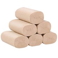 6Pcs Paper Towel Roll, Vievogue Soft Toilet Paper, Bath Tissue Roll, Whitened Without Chlorine Bleach, 4 Layer Thickened Bath Tissue for Kitchen Household Bathroom