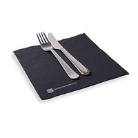 Restaurantware RWA0120 Paper, 2 Ply Napkins, Disposable Napkins-Black-16 x 16"-Luxnap Micropoint-1800ct Box, 1800 count, Black