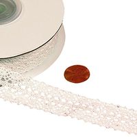 White Cotton Lace 1" X 10 Yards