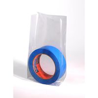 4" x 2" x 12" x 3 mil Clear Plastic Side-Gusseted Bags (Case of 1,000)