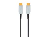 Monoprice HDR High Speed Cable - 30 feet - Black | for HDMI-Enabled Devices - 4K @ 60Hz, HDR, 18Gbps, Fiber Optic, AOC, YUV 4:4:4 - SlimRun AV Series