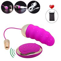 10 Pattern USB Rechargeable Desgin Mini Personal Wireless Massager, Women Waterproof Silicone Strong Small, for Bedroom, Garden and Parties