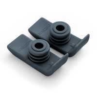 Top Glides TuffSki Walker Ski Glides One Pair (Gray)