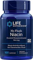Life Extension No Flush Niacin (Inositol Hexanicotinate) 800 Mg , 100 Capsules