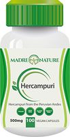 Hercampuri Supplement - 500mg x 100 Vegan Capsules - Natural Remedy for Weight Loss, Detox, and Energy Booster - Non-GMO - Fresh Harvest from Peru(1 Pack)