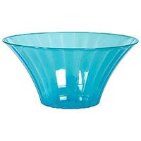 Caribbean Blue Flared Bowl, Medium, Party Favor