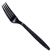 Daxwell Plastic Forks, Heavy Weight Polystyrene (PS), Wrapped, Black, 7 1/8", A10000982 (Case of 1,000)