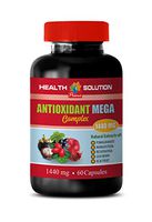 Weight Loss and Energy Appetite suppressant for Women - ANTIOXIDANT MEGA Complex 1440 MG - Goji Berry Pills - 1 Bottle 60 Capsules
