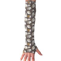 Arm Sleeve Unisex,JXC-L Coffee Time UV Protection Cooling Or Warmer Arm Stockings With Thumb Hole