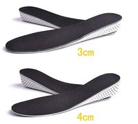 TECHTONGDA Shoe Height Increas Insoles Soft Cution ushion Inserts (3cm)