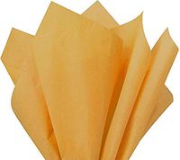 Flexicore Packaging Harvest Gold Gift Wrap Tissue Paper | Size: 15 Inch X 20 Inch | Count: 10 Sheets | Color: Harvest Gold