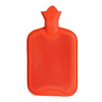 1 Liters Natural Rubber Hot Water Bottle, Red