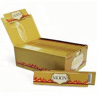 Moon 108×45mm King Size Slim Cigarette Rolling Papers 60 Booklets KSS Unbleached Paper