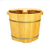 Foot Tub,Foot Soak Tub,Cypress Wood Foot Bucket,Foot Bath Tub,Solid Wood Foot Soaking Barrel,Foot Spa Wooden Tub,Solid Wood Foot Washing Barrel