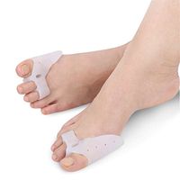 COJOY 1Pair Silicone Gel Toe Spacer Separator Straightener Spreader Bunion Pain Relief