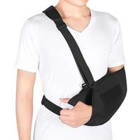 Arm Sling for Shoulder, Breathable Mesh Medical Sling with Waist Strap, Shoulder Immobilizer Support for Broken Arm, Wrist, Elbow, Shoulder Injury, Available for Women and Men, Left or Right Arm