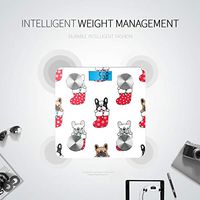 Chrismas Socks for Gifts Body Fat Weight Scale Digital Scale Digital Weighing Scale Tracks 8 Key Compositions Analyzer Sync with Fitness Apps 400 Lbs