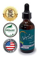 Natural Native Hemp Tincture Oil (Blueberry, 300 mg) Therapeutic Grade for Anxiety Relief, Chronic Pain, Sleep, Nausea, Arthritis, Joint Pain - USDA Organic Hemp, Gluten-Free, Non-GMO