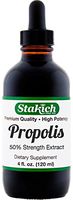 Stakich Bee Propolis 4 oz Liquid Extract, 50% - Top Quality -