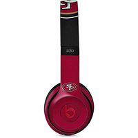 Skinit Decal Audio Skin for Beats Solo 2 Wireless - Officially Licensed NFL San Francisco 49ers Zone Block Design