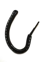 Leather Black XL Large Earhooks for Aliph Jawbone 2 3 Prime Wireless Bluetooth Headset Ear Hook Loop Clip Earhook Earloop Earclip Earclip Replacement Part