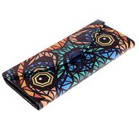 Momoso_Store Triangle Foldable Collapsable Glasses Case Cartoon Animal Eyeglasses Sunglasses Caee Box (F)