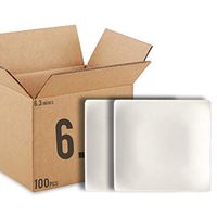 Marky’s Square Disposable Plates – 100 pcs. x 6.3” – Tree Free Natural Sugarcane Pulp Eco Friendly Environmental Heavy Duty Paper Plate – No Plastic Coating 100% Recycled