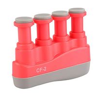 Children Finger Exerciser,Variable Hand Finger Strength Tension Exerciser Grip Trainer for Piano Guitar Instruments (Red)