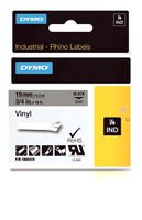 DYMO Rhino Adhesive Vinyl Label Tape, 3/4-inch, 18-foot Cassette, Gray (1805419)