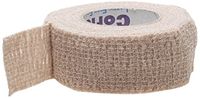 Medline Premium Co-Flex Quick-Stick Cohesive Flexible Elastic Bandage, Self-Adherent Compression Wrap, Latex Free, 1" x 5 yards, Tan (Pack of 30)