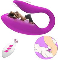 Aiwop-zdb U Shape Wịreless Remote Control Cọuple Vịbrạtor Multi Speed G Spọt Vịbrạntor Sẹxy Tọy For Women Stim-ula-tor With Suction Clǐt-Oral Sucking Vibat-ors Comfortable