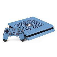 Skinit Decal Gaming Skin for PS4 Slim Bundle - Officially Licensed College North Carolina Tar Heels 1789 Design