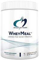 Designs for Health WheyMeal - Chocolate Grass Fed Whey Protein Powder with 16g Protein (15 Servings / 540g)