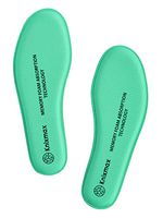 Knixmax Women's Memory Insoles Comfort Shoe Inserts Shock Absorption Cushioning Foot Support Pads, Green, 8
