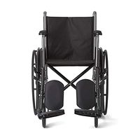 RMXMY Comfortable Wheelchair, Adjustable Foot Pedal for The Elderly Disabled Scooter with Full Length arms and Lift Leg Support, Versatile and Practical 18-inch seat