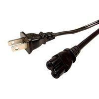 2 Prong Figure 8 AC Power Cord Cable US Plug for PS3 Slim Laptop Adapter Dell 6'