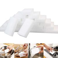 Swyss White Magic Melamine Foam Cleaning Pads - Eraser Sponge for All Surfaces - Kitchen-Bathroom-Furniture-Leather-Car- Just Add Water to Erase All Dirt (45Pcs /10x6x2cm)