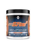 Musclewerks D-Fine8 - Fat Burner Thermogenic, Pre Workout Powder, Appetite Suppressant, Energy & Weight Loss Supplement for Men & Women - 60 Servings Vegan Friendly (Mango Orange)