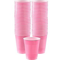 Pink, Big Party Pack, Plastic Cup 16 oz, 50 Per Pack
