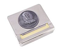 Tobacco Case Hand Roller Rolling Machine Cigaretes Metal with Che Guevara Design