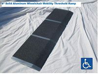 New Aluminum Wheelchair Ramp Threshold 8" X 36" Light Weight