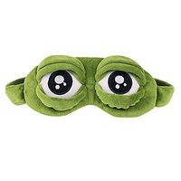 3D Cartoon Sleep Mask - Cute Frog Eye Cover, Super Soft Eye Blindfold Sleeping Mask for Children and Adults
